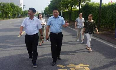 曹振雷主任考察南海西樵衛生用品產業集群地，參觀廣東昱升龍頭企業